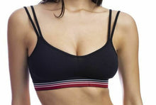 Lade das Bild in den Galerie-Viewer, Uniconf BH Bustier 95% Baumwolle schwarz-rot oder blau Nr. 246