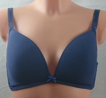Lade das Bild in den Galerie-Viewer, BH mit vorgeformten Cups C, 65-80, dunkelblau (C114)
