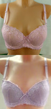 Lade das Bild in den Galerie-Viewer, Push-Up BH von Lady Dreams, Modell Sabrina Farbe rosa oder lila Gr: 75-85 (F02)