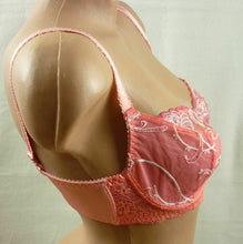 Lade das Bild in den Galerie-Viewer, BH mit Bügel, 2-geteilter Cup mit Form. Cups B-C, Größe 65-85 rötlich (C131)
