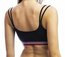 Lade das Bild in den Galerie-Viewer, Uniconf BH Bustier 95% Baumwolle schwarz-rot oder blau Nr. 246