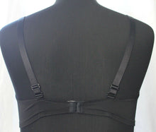 Lade das Bild in den Galerie-Viewer, BH schwarz ohne Bügel mit Spitze und Strass steinen Cup: A-E Größe 75-100 (140)