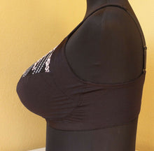 Lade das Bild in den Galerie-Viewer, Nuance Spitzen BH schwarz-rose Cup F, Größe 75-100 (C27)