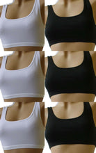 Lade das Bild in den Galerie-Viewer, 3-er Pack Sport BH Bustier bis 3XL, 92% Baumwolle, (Stück ab 5,99 Euro) (156)