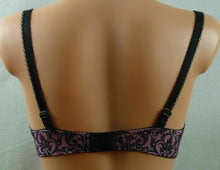 Lade das Bild in den Galerie-Viewer, Push-Up-BH mit Spitze, Cups A, B, D, DD Unterbr.65-80, schwarz/rosa (C134)