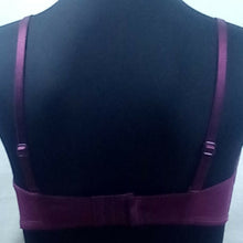 Lade das Bild in den Galerie-Viewer, Schalen-BH mit Bügel und Spitze, Cups B, C, Größe 85-95, Brombeere (N07)