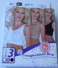 Lade das Bild in den Galerie-Viewer, 3er Pack Sport-BHs, Comfortisse BH, Comfort Bustier, BH 3er-Set TV (155)
