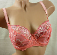 Lade das Bild in den Galerie-Viewer, BH mit Bügel, 2-geteilter Cup mit Form. Cups B-C, Größe 65-85 rötlich (C131)