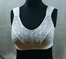 Lade das Bild in den Galerie-Viewer, BH mit viel Spitze und breiten Trägern, E-Cups, 75, 85, 90, 100 weiß (C146)