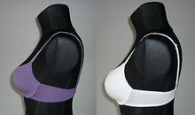 Lade das Bild in den Galerie-Viewer, Petite Fleur Bügel BH weiss, lila, 60 % Baumwolle, Größe 70 D (C64)