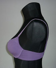 Lade das Bild in den Galerie-Viewer, Petite Fleur Bügel BH weiss, lila, 60 % Baumwolle, Größe 70 D (C64)