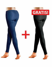 Lade das Bild in den Galerie-Viewer, Jeans in Form Jeggins Jeggings 2er Pack Blau + Schwarz
