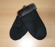 Lade das Bild in den Galerie-Viewer, Schaf Lammfell Faust Leder Handschuh für Herren oder Damen
