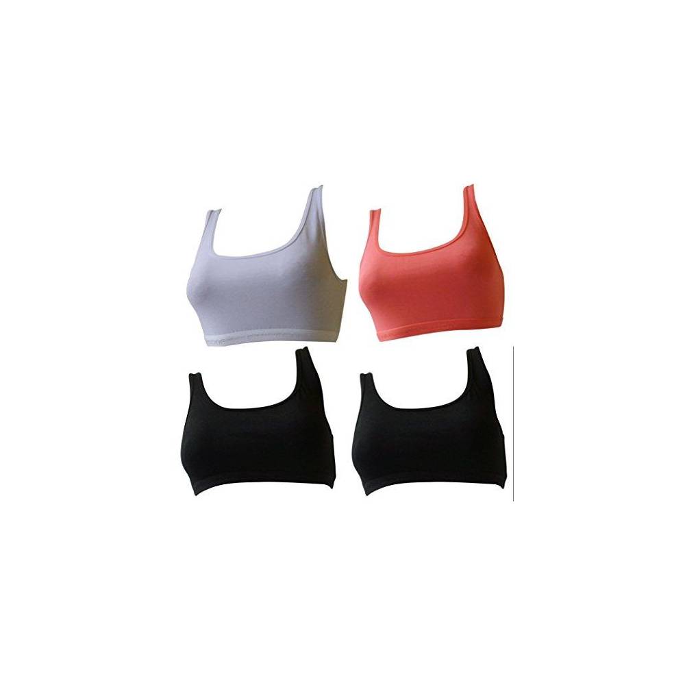 Uniconf 4-er Packung Sport BH Bustier 92% Baumwolle (Stück ab 4,99 Euro)